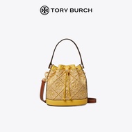 TORY BURCH T MONOGRAM กระเป๋าสานขนาดกลาง 137760