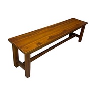 【吉迪市100%全柚木家具】KLF-05A 柚木長椅凳 長凳 板凳 餐椅