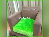 Alas Sarung Sofa Tamu Bulu Rasfur Ukuran 85X100cm 1 Seater Tempat Dudukan Alas Kursi Sofa Tamu Bulu