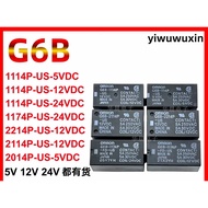 OMRON Relay G6B-1174P-US 24VDC 1114P 1174P 2214P 2114P FD-US 24VDC 12VDC