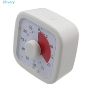 IVORY Visual Timer, Silent 60-Minute Countdown Timer, Convenient Stopwatch Alarm Clock Visualization