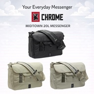Chrome Midtown 20L Messenger Bag – Black/X Sage/Sandstone Shoulder Bag