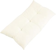 EiYU Long Floor Cushion, 23.6 x 43.3 inches (60 x 110 cm), Made in Japan, Washable, NANO Platinum Sh