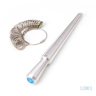 LIDU1 Ring Sizer Measuring Tool Set Including Ring Sizer Mandrel Finger Sizing Guage Ring Sizer Adju
