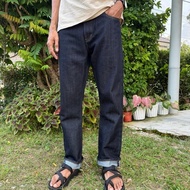 SELUAR JEANS 5o1 ZIP KEPALA KAIN REGULAR FIT ( BESARKAN 1SIZE )