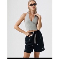 Y2K Retro Star Reflective Short Pants Y2K Reflective Star/