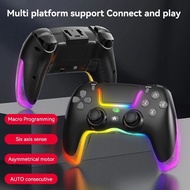 P07 Wireless Joystick For PS4/Switch/IOS/Android/PC RGB Gaming Controller Bluetooth Handle Console A