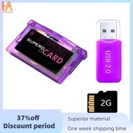 For SuperCard Mini Micro-SD Card Adapter+2GB Memory Card for GBA SP GBM IDS NDS NDS Lite Game Cartri