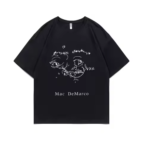 Mac Demarco One Wayen G Album Graphic T-shirts Male Lndie Pop Rock Alternative Music Tshirt Men Wome