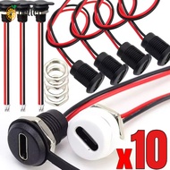 Fast Charging Type-C Female Connectors - 5V 3A Universal Car Charging Port with Card Buckle - High-Q