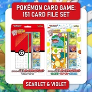Pokémon Card Game: 151 Card File Set [Charizard & Venusaur/ Pokeball]