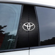 Car Middle Column Creative Stickers For Toyota Hilux Aygo Yaris Camry CHR Rav4 Scratch Protection De