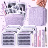 960pcs, 320pcs D-Curl Eyelash Extensions Kit, DIY Eyelash Extension Set, 8-18mm 30D 40D 60D Individu