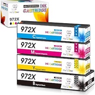 Miss Deer 972X Ink Cartridge Compatible Replacement for HP 972X 972 972A Ink Cartridges,Work for Pag