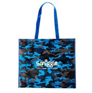 Smiggle Reuse Me Recycle Bag Kids Recycled Bag - Blue Army ORIGINAL
