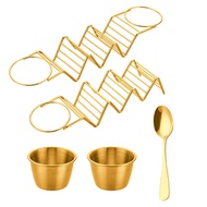 201 Stainless Steel Burrito holder Dipping Sauce Dish Crepe holder taco holder taco holder