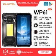 OUKITEL WP61 36GB+512GB108MP+32MP 5G smartphone 6.7“ FHD+ 120Hz Resfersh Rate Display 20000mAh H
