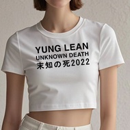 Yung Lean crop top shoujo girl style Grunge harajuku 2000s vintage  Aesthetic cropped babydoll teens