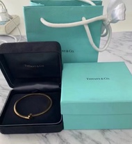 TIFFANY & CO.蒂芙尼 T1系列 窄版手鐲 玫瑰金