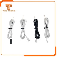 5pcslot Sensor Suhu 100k Ohm Ntc 3950 Dengan Kabel 1m Warna Putih