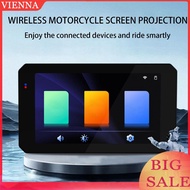 【vienna.sg】 5 Inch Motorcycle Carplay Navigation System Wireless CarPlay Android Auto IP67 Waterproo