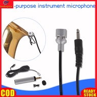 LeadingStar RC Authentic Mini Portable Wired Electret Condenser Lapel Lavalier Clip-on Musical Instrument Mic Microphone for Guitar Sax Trumpet Violin