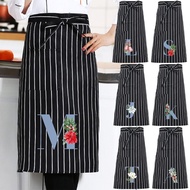 Half Apron Short For Restaurants Korean Style Cafeteria Worker