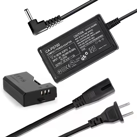 CA-PS700 Power Adapter+DR-E10 Coupler for Canon EOS1100D,1500D,3000D,Kiss X50,Rebel T3 T5 T6 Camera 