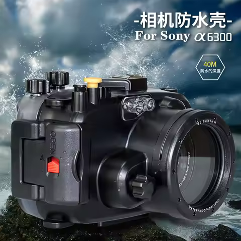 A6400 is suitable for Sony A6000 waterproof shell A6300 diving shell A6500 micro single camera water
