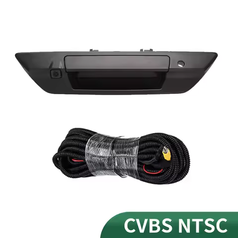 CVBS NTSC Waterproof Pickup Tailgate Handle Rear view Reverse Backup Camera With keyhole For Toyota 