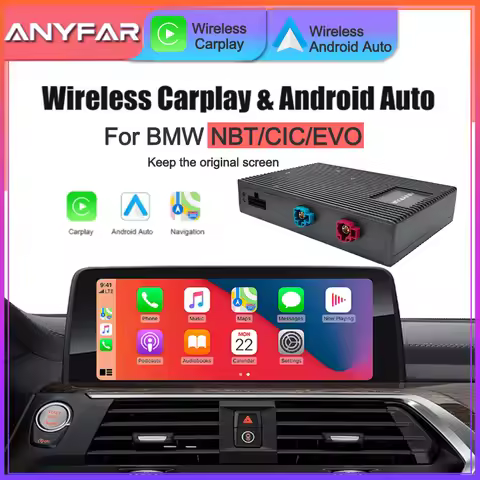 Wireless CarPlay Android Auto for BMW NBT CIC EVO System 1 2 3 4 5 6 7 Series X1 X3 X4 X5 X6 MINI E6