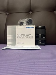 勁新淨 全套有盒 香港行貨 Tamron 18-200 18-200mm VC 防震 Canon EFM Mount