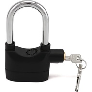 QWORK Alarm Lock, 110 dB Anti-Theft Security Padlock, 2 Pack Door Motorcycle Bicycle Padlock, Univer