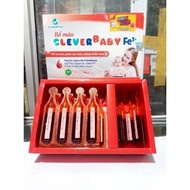 CLEVER BABY Fe3+ Blood Supplement Reduces Anemia Symptoms Box of 5 Blisters*4 Tubes of 10ml