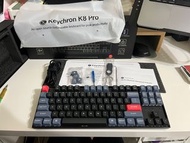 Keychron K8 pro 純淨白光，茶軸