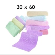 Face Towel Size 30x60 cm Thin Lightweight Hand Cloth