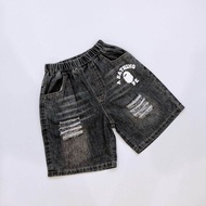 💖Ready Stock💖Kids Boys Aape Fashion Denim Short Pants (A10) AAPE潮流破洞牛仔裤