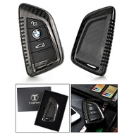 T-carbon Glass Carbon Fiber Car Styling Key Case Key Cover Shell BMW X5 F15 X6 F16 G30 7 Series G11 