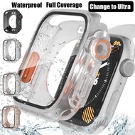 360 Full Waterproof Case for Apple Watch 45mm 41mm Protector Glass IWatch Series 8 7 4 5 6 Se 44mm 4
