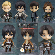 Nendoroid attack on titan GSC 375 Eren Yeager GSC 365 Mikasa GSC 390 Levi Ackerman GSC 775 Erwin Smith GSC 1123 Hange Zoë figure model โมเดล ผ่าพิภพไททัน เอเลน มิคาสะ รีไวล์ เนนโดรอยด์ 🇨🇳