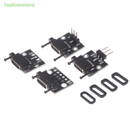 fashionstore 1pcs Type-C Female USB 3.1 Test PCB Board With Screws Adapter Type C 12P SG