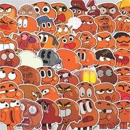 DARWIN WATTERSON Cutting Pack Stickers, 100 Pcs, Cute, Cool Aesthetic Series for Suitcases, Vinyl Ma