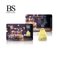BS Jewellery Emas 999.9 Golbar Edisi Selamat Hari Lahir  0.20g - F37