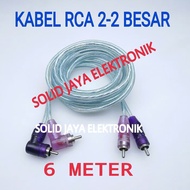 RCA CABLE 2-2 6 M GOOD RCA CABLE 6 METER 2-2 RCA AUDIO CABLE JAK L-SHAPED AUDIO CABLE RCA AUX CABLE