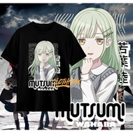 Adult T-shirt Ave Mujica T-shirt Mutsumi Wakaba Avemujica Anime BanG Dream Misumi Uika t-shirt
