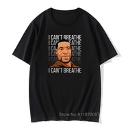 I Can't Breathe Men's T Shirt George Floyd Black Lives Matter Hipster Tees Graphic Printed Costume