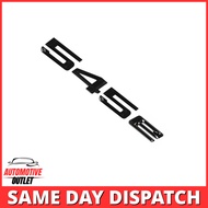 545e LETTERING REAR BOOT LID TRUNK BADGE EMBLEM FOR BMW 5 SERIES, GLOSS BLACK