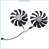 VIVI 1 Pair 85mm HA9010H12F-Z 4Pin Cooler Fan Replacement for MSI GTX 1060 OC 6G GTX 960 P106-100 P1