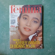 MAJALAH FEMINA COVER FIRDHA RAZAK AGUSTUS 1990