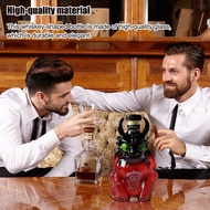 Liquor Bottles Whiskey Anime Figurine Glass Wine Bottle Alcohol Dispenser Collectible for Shelf Vodk